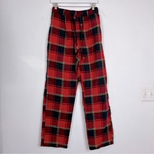 J. Crew Flannel Sleep Pants Red